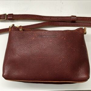 Portland Leather Poppy Crossbody Purse Cinnamon
